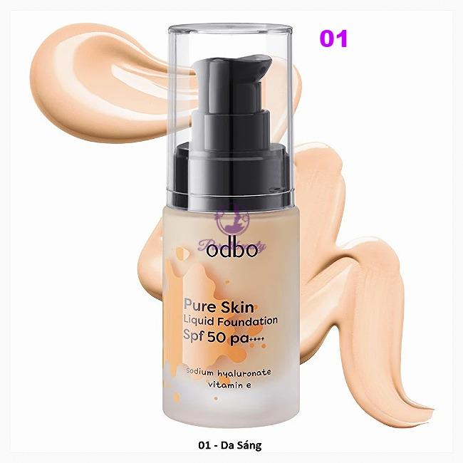Kem Nền Chống Nắng Odbo Pure Skin Liquid Foundation SPF50++Odbo OD448