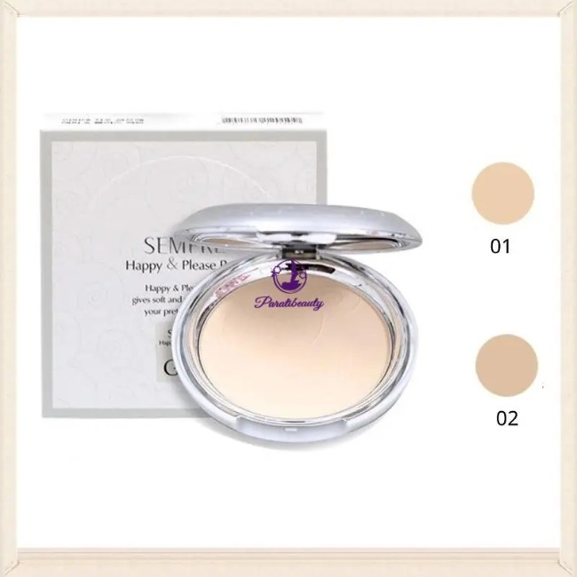 Phấn Phủ Dạng Nén GEO Sempre Happy & Please Pact Hàn Quốc  22g