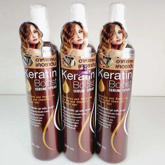 Xịt dưỡng tóc Cruset Keratin 200ml