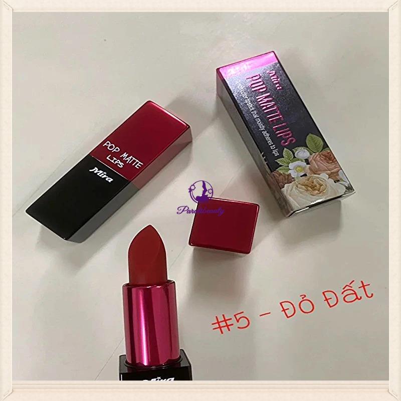 16.3 Son Môi Mira Pop Matte Lips Bền Màu Lâu Trôi