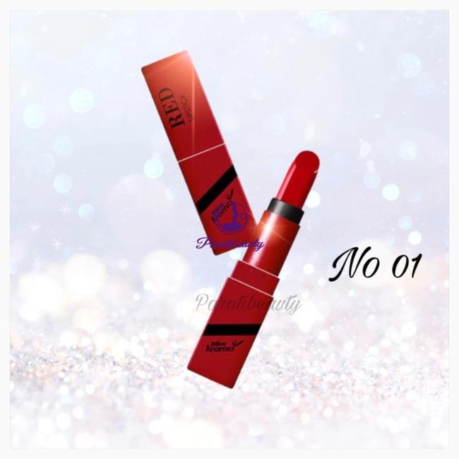 Son Môi Dạng Thỏi Dưỡng Ẩm Mira Aroma Red Lipstick # 01 2.2g