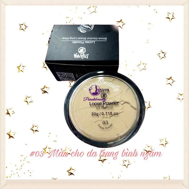 Phấn Phủ Kiềm Dầu Dạng Bột Sivanna Colors Loose Powder F010