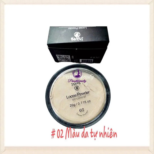 Phấn Phủ Kiềm Dầu Dạng Bột Sivanna Colors Loose Powder F010