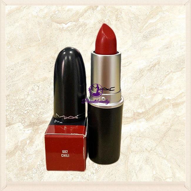 Son Môi Dạng Thỏi Lì, Mịn Mac 602 Chili Matte Lipstick 3g