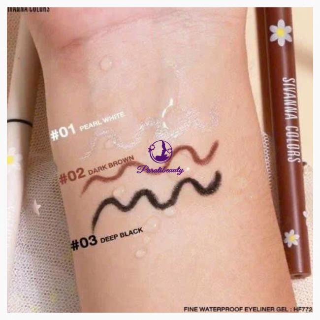[TL] Gel Kẻ Mí Mắt Dạng Sáp Sivanna Fine Waterproof Eyeliner Gel HF772