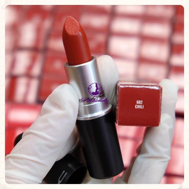 Son Môi Dạng Thỏi Lì, Mịn Mac 602 Chili Matte Lipstick 3g