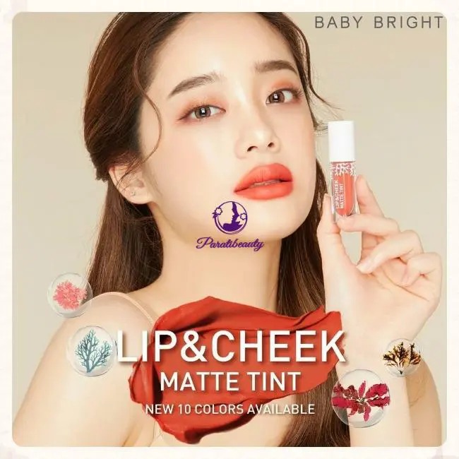 Son Kem & Má Hồng Baby Bright Lip & Cheek Matte Tint 2.4g