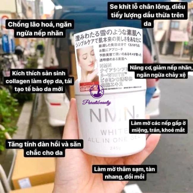 Dưỡng Da, Chống Lão Hóa NMN White All In One  Gel 245g G