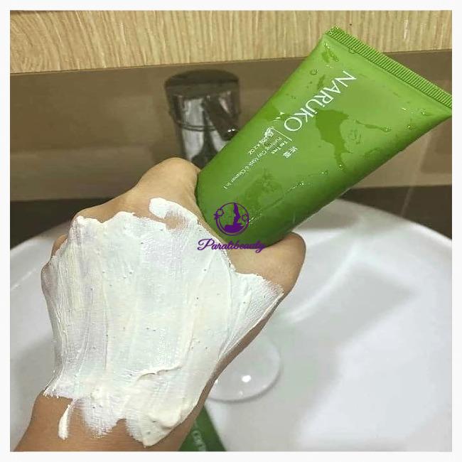 Sữa Rửa Mặt Bùn Hỗ Trợ Giảm Mụn Chiết Xuất Tràm Trà Naruko 120g G