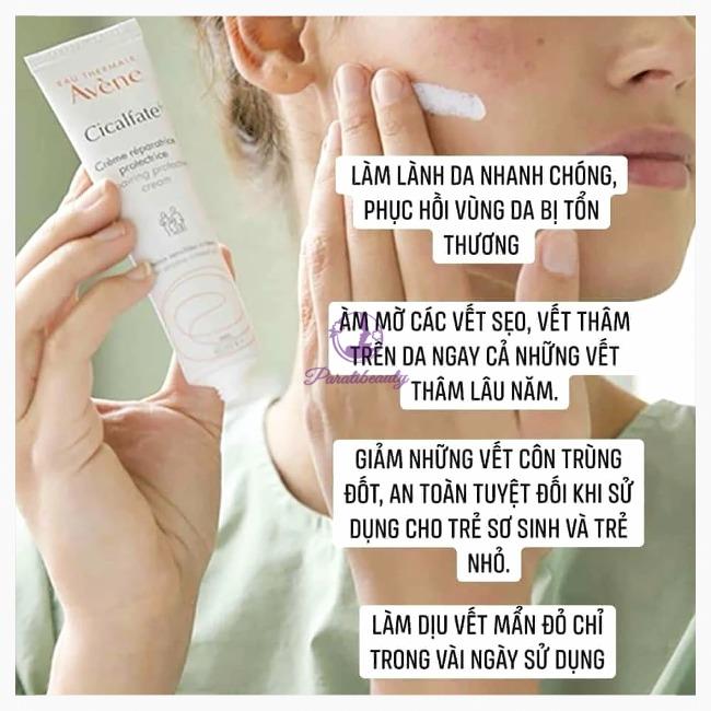 Kem Dưỡng Trị Thâm Tái Tạo Da Avène Cicalfate Restorative Skin Cream 40ml - Date T6/2025