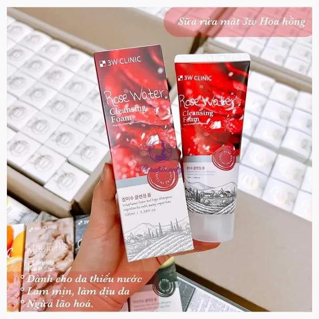 Sữa Rửa Mặt 3W Clinic Cleansing Foam 100ml