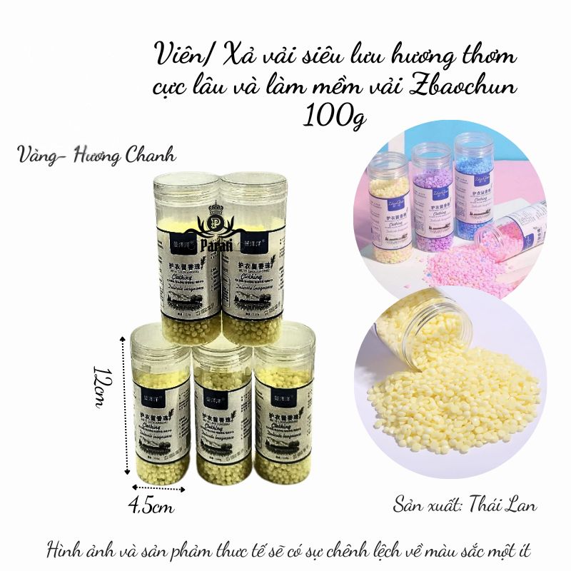 Viên xả vải siêu lưu hương thơm cực lâu và làm mềm vải Zbaochun 100g