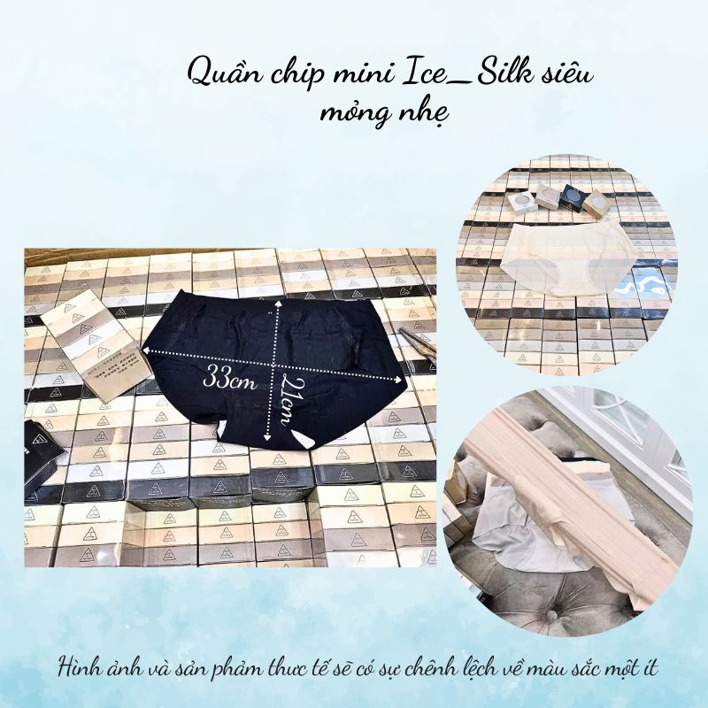 B7.5.Set 6 quần chip mini Ice_Silk siêu mỏng nhẹ (6x19gr)