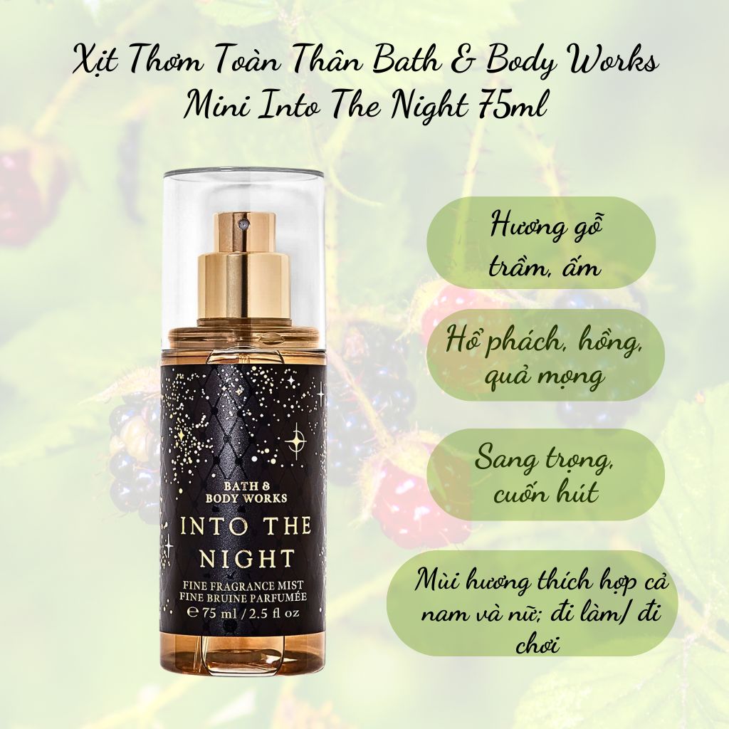 Xịt Thơm Toàn Thân Bath & Body Works 75ml