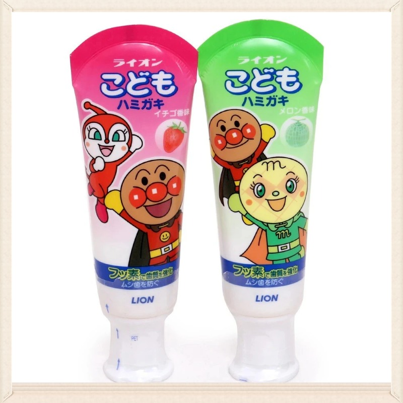Kem Đánh Răng Lion Dành Cho Trẻ Em Hương Dưa Lưới 40gr