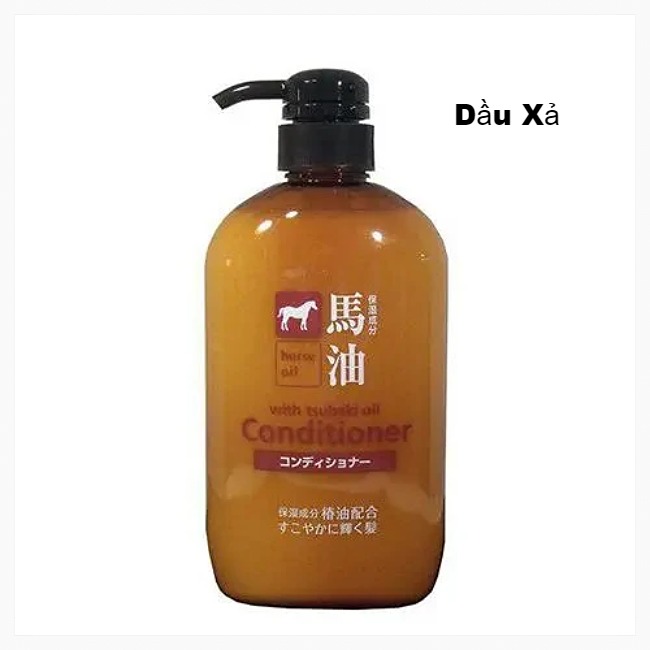 Dầu Gội, Xả Kumano Cosmetics Chiết Xuất Từ Dầu Ngựa  600ml