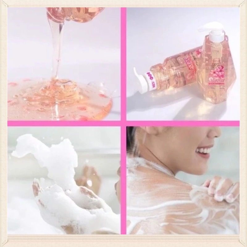 16.4.Sữa Tắm Thơm Mịn Da Hoa Anh Đào JAvatar Ojoba Nhật Bản