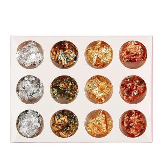 Nhũ giấy vàng bạc set 12 ô