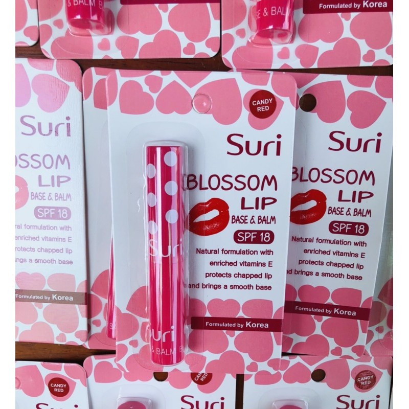 Son Dưỡng Ẩm Suri Blossom Lip Chiết Xuất Trái Bơ Mỡ_Hàn Quốc