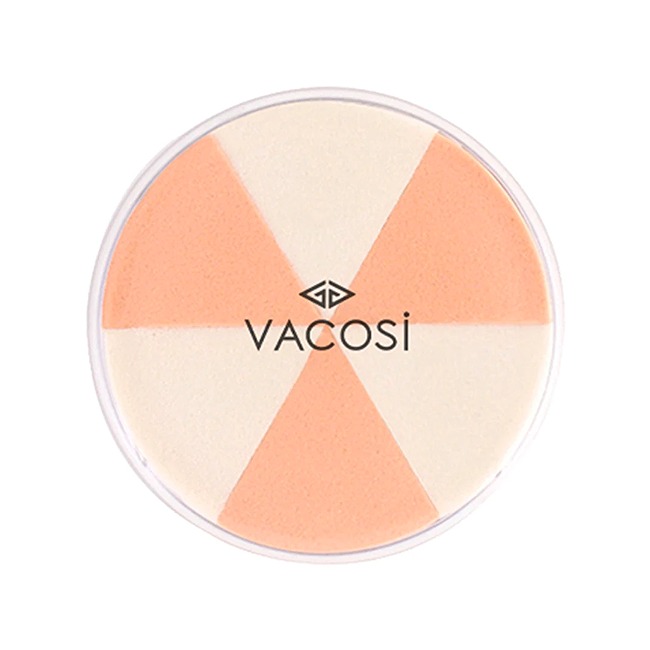 T9. Mút Phấn Ướt Tam Giác Vacosi Collection Pro Makeup BP14 Hộp 6 Miếng