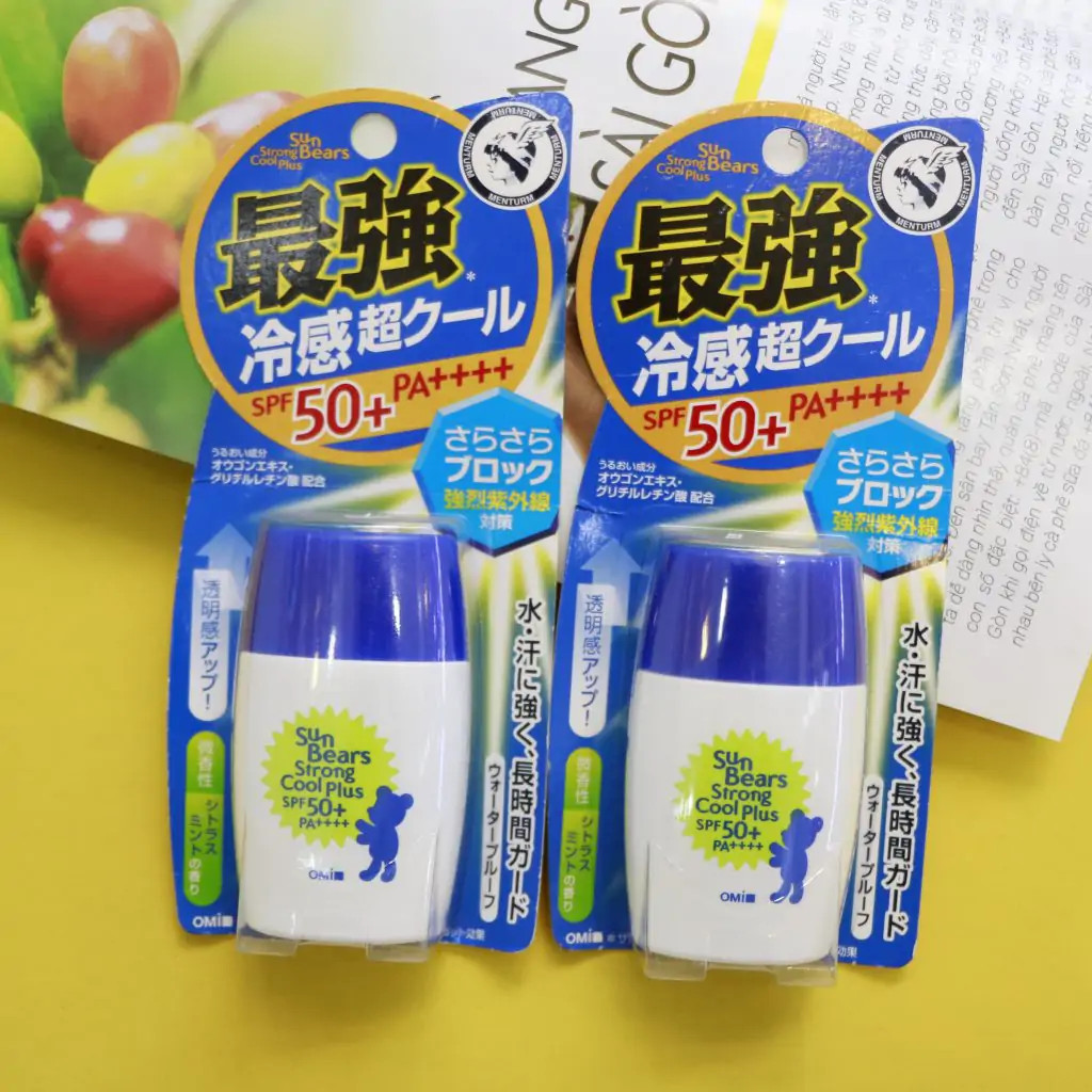 Sữa Chống Nắng Da Dầu Omi Sun Bears Strong Cool Plus SPF50/PA+++ 30ml G