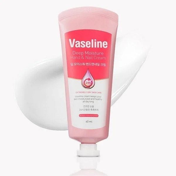 Kem Dưỡng Da Và Móng Tay Vaseline Deep Moisture Hand & Nail Cream 60ml