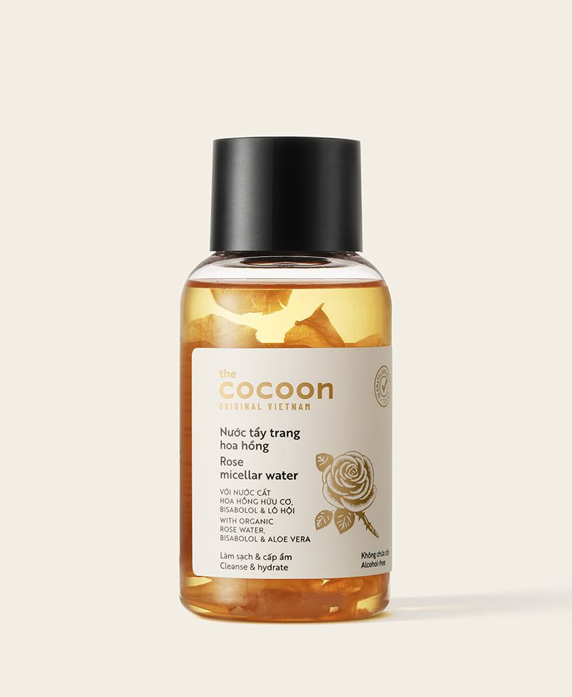 Nước Tẩy Trang Hoa Hồng Cocoon Rose Micellar Water 140ml