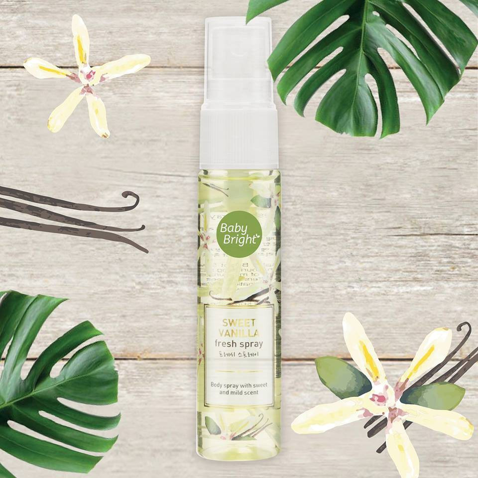 Xịt Thơm Toàn Thân Baby Bright Fresh Spray 20ml