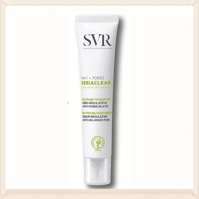 Kem Dưỡng Giảm Mụn Se Khít Lỗ Chân Lông SVR Sebiaclear Mat + Pores 40ml-Pháp