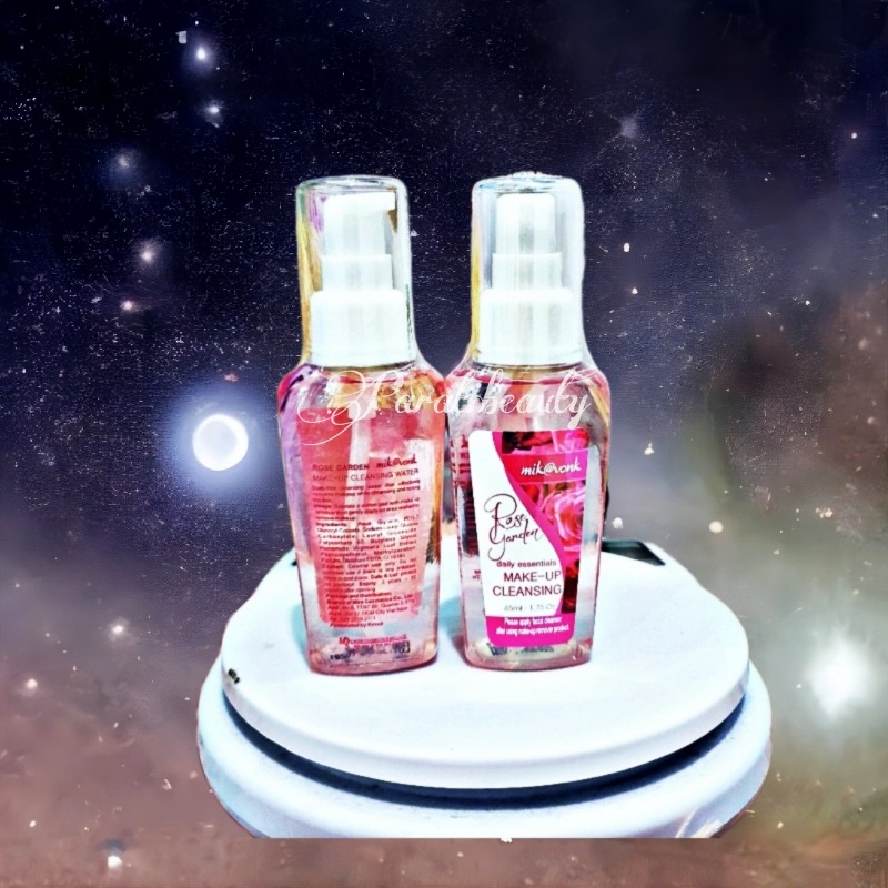 Nước Tẩy Trang Mik@vonk Rose Garden Make Up Cleansing Water 65ml