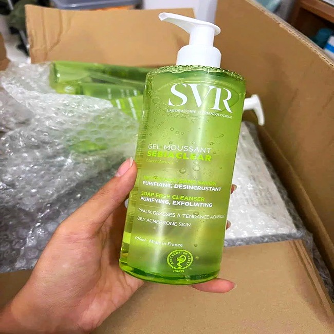 Sữa Rửa Mặt Dành Cho Da Dầu, Mụn SVR Sebiaclear Gel Moussant 400ml