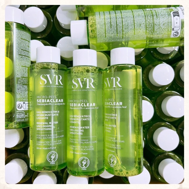 Toner Dành Cho Da Dầu, Mụn SVR Sebiaclear Micro Peel 150ml G