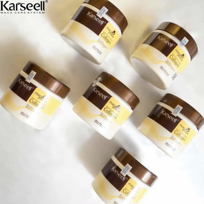 Kem Hấp Ủ Tóc Collagen Karseell Maca 500ml