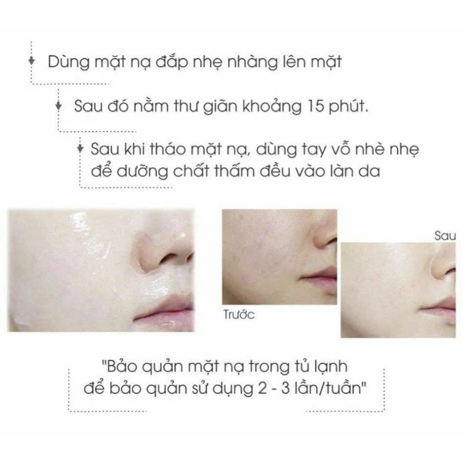Miếng Mặt N.ạ Giấy Banobagi Mask Super Collagen Stem Cell Vitamin