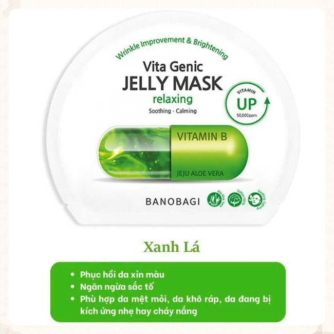 Miếng Mặt N.ạ Giấy Banobagi Mask Super Collagen Stem Cell Vitamin