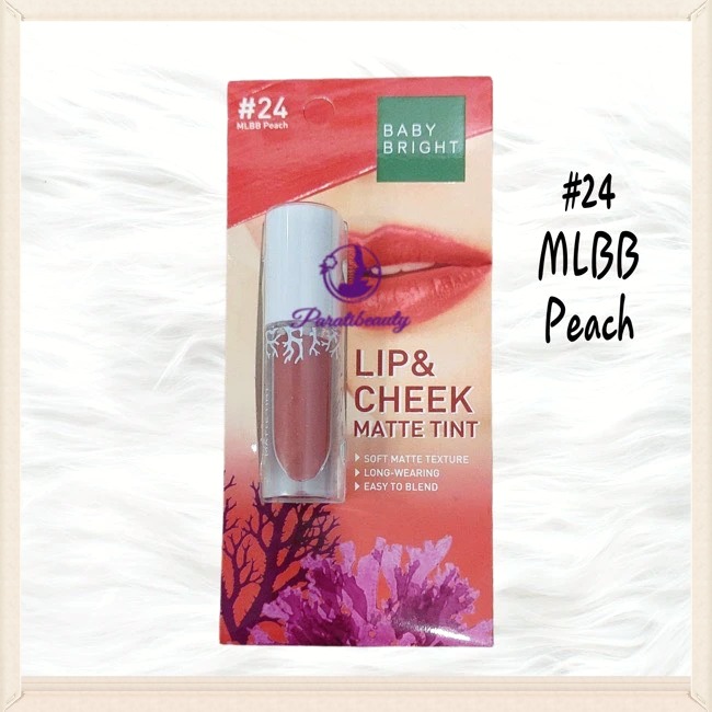 Son Kem & Má Hồng Baby Bright Lip & Cheek Matte Tint 2.4g