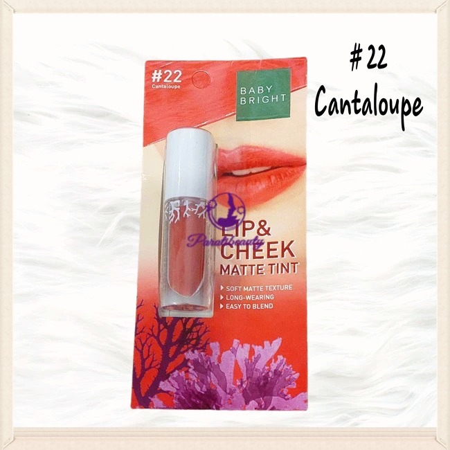 Son Kem & Má Hồng Baby Bright Lip & Cheek Matte Tint 2.4g