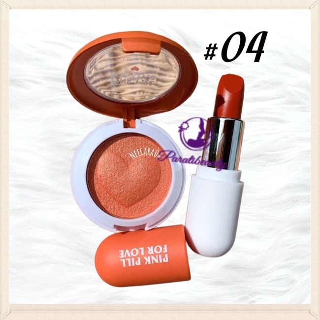 Set Son - Phấn Mắt Nee Cara Pink Pill N402