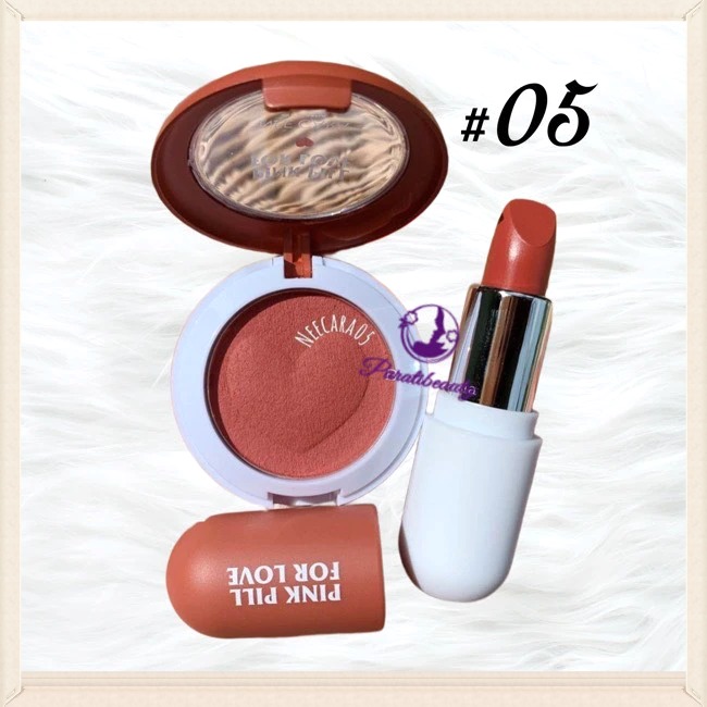Set Son - Phấn Mắt Nee Cara Pink Pill N402