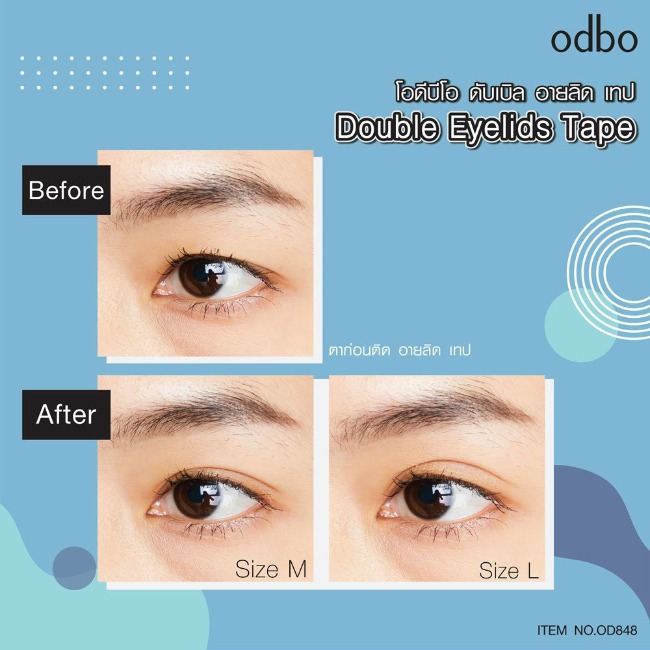 14.6 Dán Mí Lưới Tạo Mi Kèm Keo Odbo Double Eyelash Curler OD848