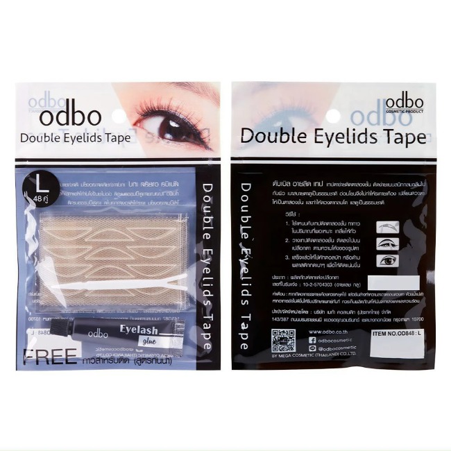 14.6 Dán Mí Lưới Tạo Mi Kèm Keo Odbo Double Eyelash Curler OD848