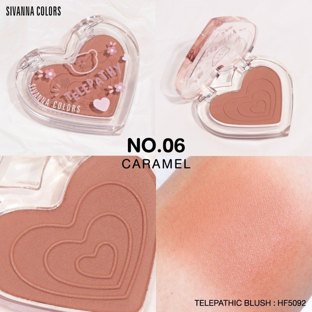 [Thái Lan] Phấn Má Hồng Bền Màu Sivanna Colors Telepathic Blush HF5092