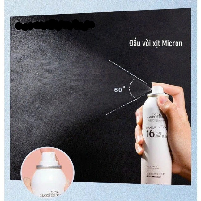 Xịt Khóa Nền Giữ Lớp Makeup Lâu Trôi Setting Fixer Spray Mack Andy 120ml