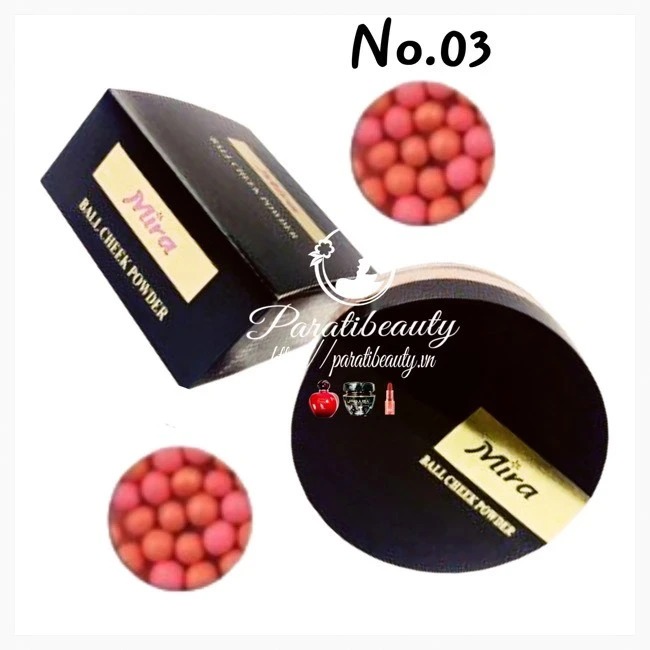 Phấn Má Hồng Mira Ball Powder Dạng Viên