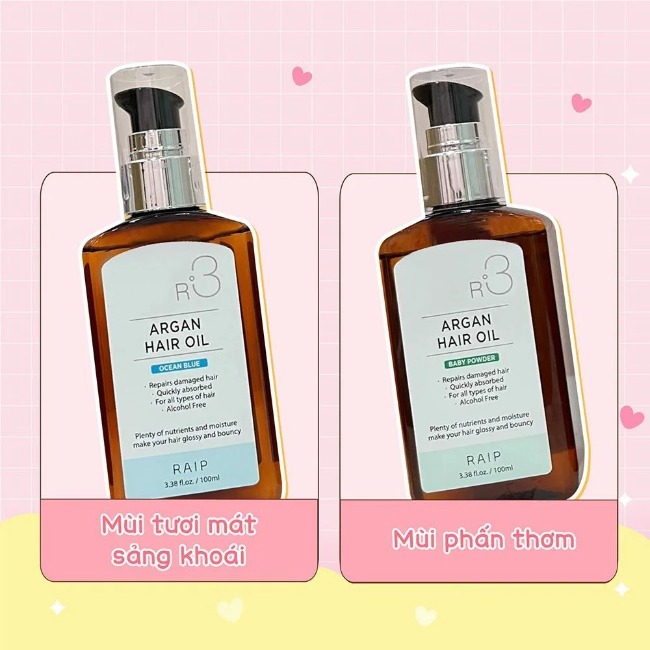 Dầu Dưỡng Tóc Argan Hair Oil R3 100ml
