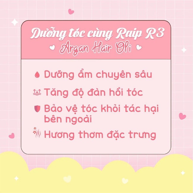 Dầu Dưỡng Tóc Argan Hair Oil R3 100ml
