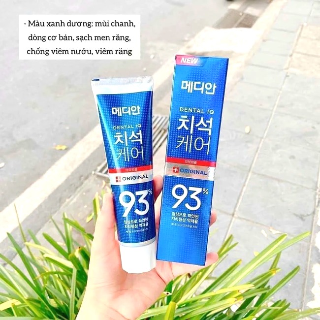Kem Đánh Răng Tẩy Vôi Răng Chuyên Nghiệp MEDIAN Dental IQ Tartar Protection Toothpaste 120g