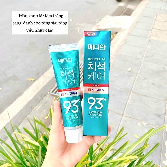 Kem Đánh Răng Tẩy Vôi Răng Chuyên Nghiệp MEDIAN Dental IQ Tartar Protection Toothpaste 120g