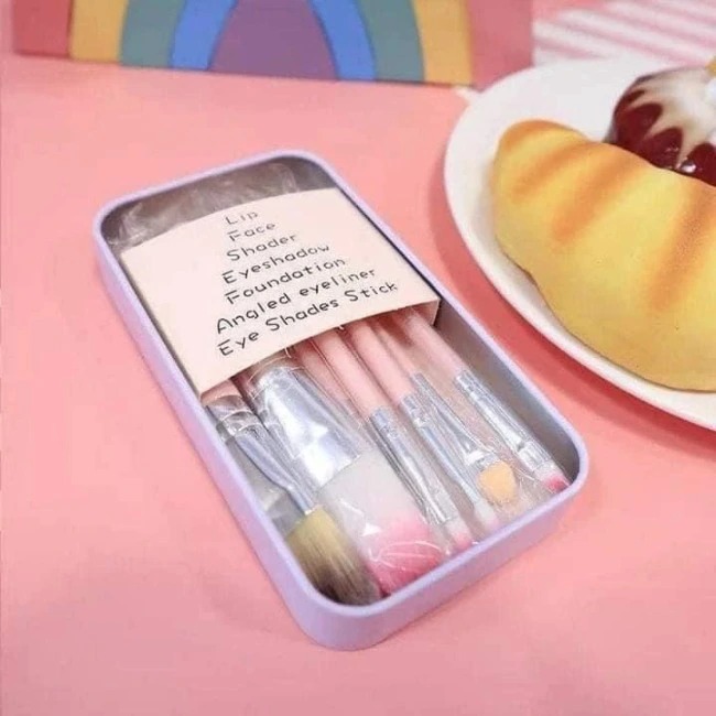 Bộ 7 Cây Cọ Trang Điểm Màu Hồng Hello Kitty G
