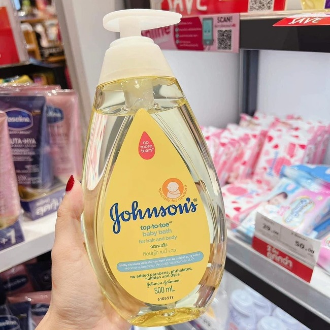 Sữa Tắm Gội John son's Baby Bath For Hair And Body Thái Lan 500ml